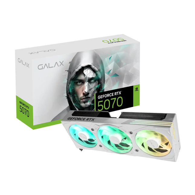 GALAX GeForce RTX™ 5070 12GB EX Gamer 1-Click OC White