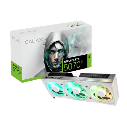 GALAX GeForce RTX™ 5070 Ti 16GB EX Gamer 1-Click OC White