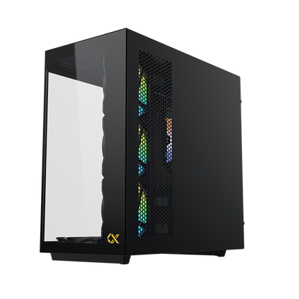 Xigmatek CUBI II Glass Mid Tower Case 7 fan ARGB PC Case