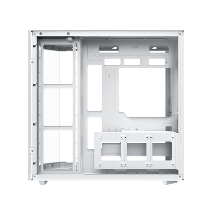 Xigmatek CUBI II Arctic Glass Mid Tower Case 7 fan ARGB PC Case