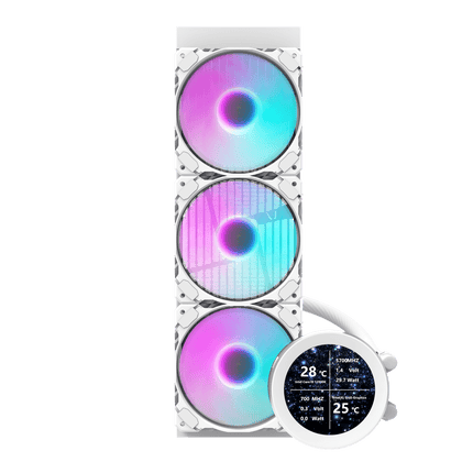 DarkFlash DN360s Liquid CPU Cooler LCD White