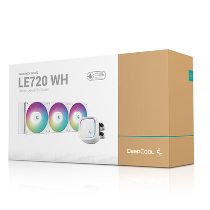 DeepCool LE720 360mm ARGB CPU Liquid Cooler -White