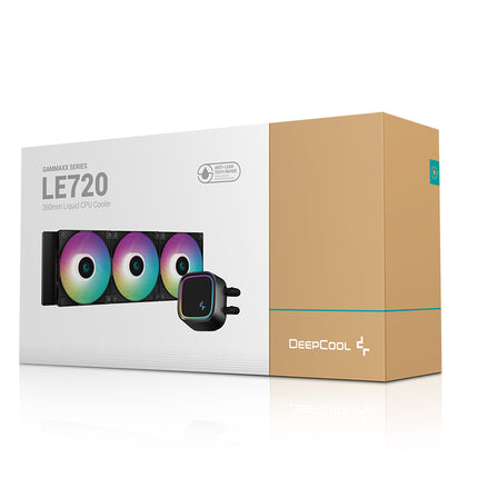 DeepCool LE720 360mm ARGB CPU Liquid Cooler - Black