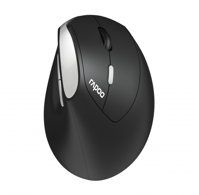 RAPOO EV250 MOUSE WIRELESS SILENT VERTICAL ERGO BLACK