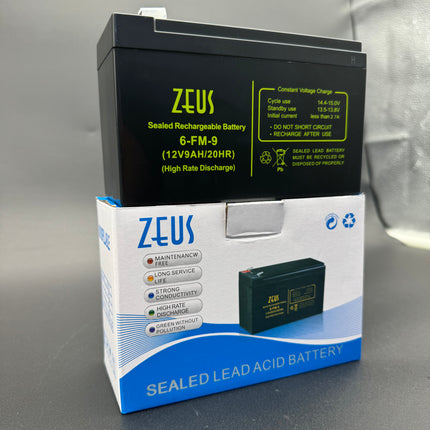 Zeus 12v- 9Ah battery