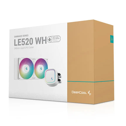Deepcool LE520 240mm ARGB CPU Liquid Cooler - White