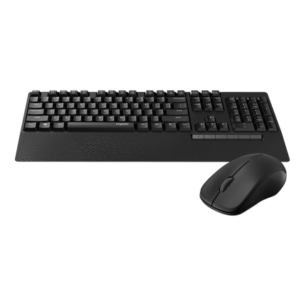 Rapoo X1960 Wireless Keyboard & Mouse Combo (Arabic) - Black