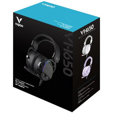 RAPOO VPRO VH650 GAMING HEADSET RGB WIRED USB 7.1 CHANNEL BLACK