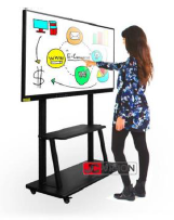 JCVISION Floor L Stand For interactive screen