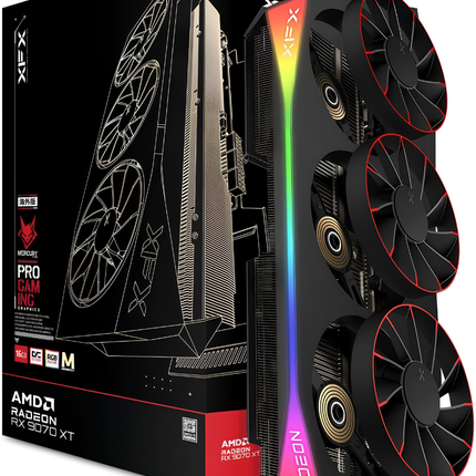 XFX MERCURY AMD RADEON RX 9070XT OC 16GB G6 3xDP