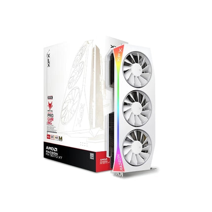 XFX MERCURY AMD RADEON RX 9070XT OC WHITE MAGNETIC AIR EDITION 16GB