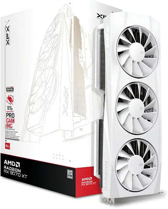 XFX QUICK SILVER AMD RADEON RX 9070XT WHIT MAG 16GB