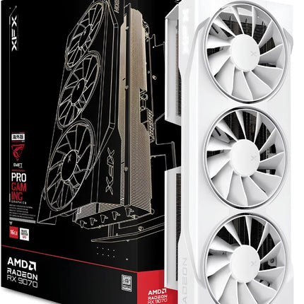 XFX SWIFT AMD RADEON RX 9070 OC 16GB WHITE 3xDP