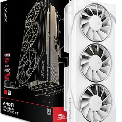 XFX SWIFT AMD RADEON RX 9060XT OC WHITE 3 FAN 16GB