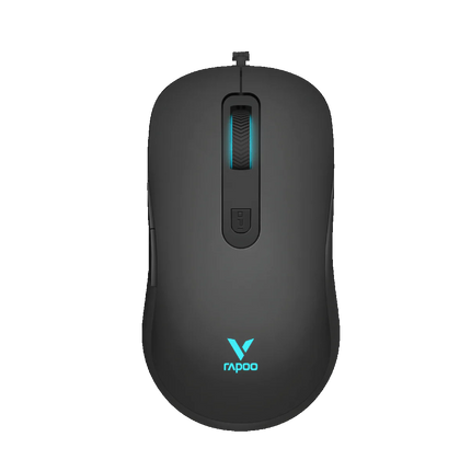 Rapoo V16RGB Wired RGB Gaming Mouse 12800DPI - Black