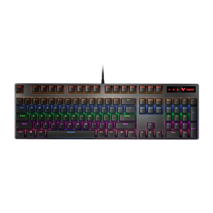Rapoo V500PRO RGB Wired Mechanical Gaming Keyboard (Arabic) - Black