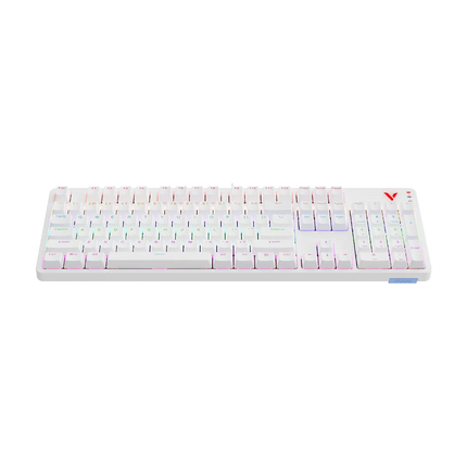 RAPOO V500PRO RGB Wired Mechanical Gaming Keyboard - White