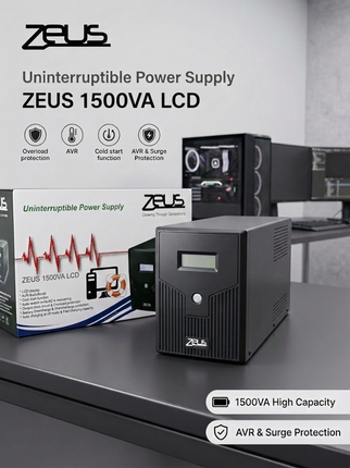 Zeus 1500VA Line Interactive UPS