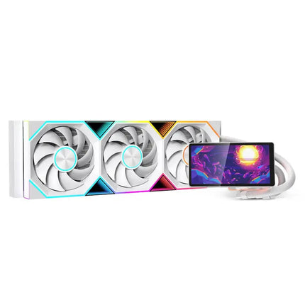 Jungle Leopard Liquid Cooler ProFlow 360 White LCD 5.5 Inch