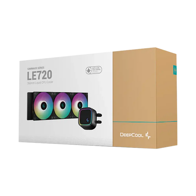 DeepCool LE720 360mm ARGB CPU Liquid Cooler - Black