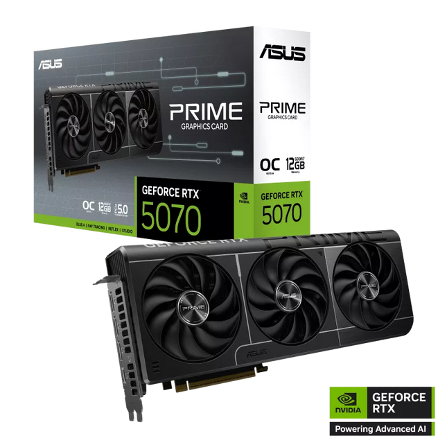 ASUS PRIME GeForce RTX 5070 OC 12GB