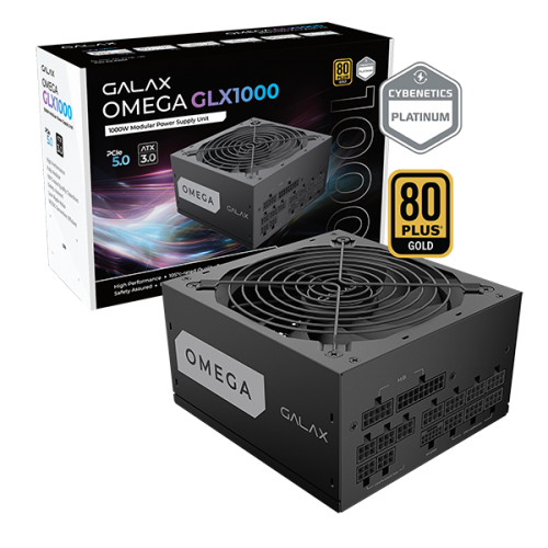 GALAX OMEGA GLX1000 GOLD Full Modular / 1000W / ATX 3.0 / Cybenetics Platinum PSU