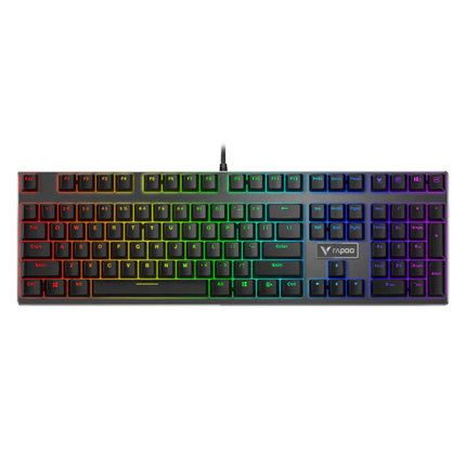 Rapoo V700 RGB Metal Mechanical Gaming Keyboard - Black