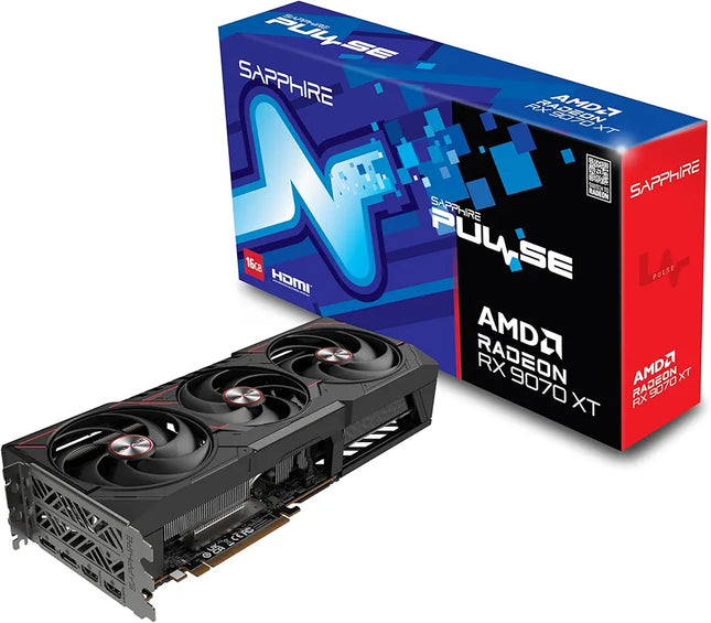 Sapphire Pulse AMD Radeon RX 9070 XT Gaming Graphics Card 16GB