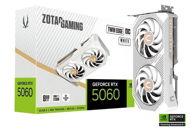 ZOTAC GAMING GEFORCE RTX 5060 TWIN EDGE OC WHITE 8GB