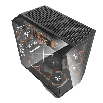 DarkFlash DY470 Case with 7 Fans (Black)