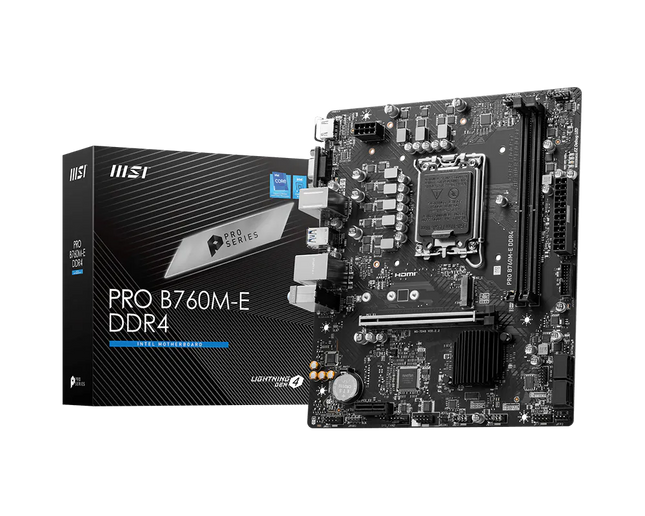 MSI B760M-E MSI PRO DDR4