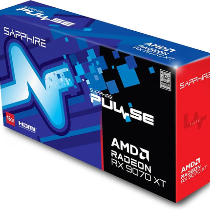 Sapphire Pulse AMD Radeon RX 9070 XT Gaming Graphics Card 16GB
