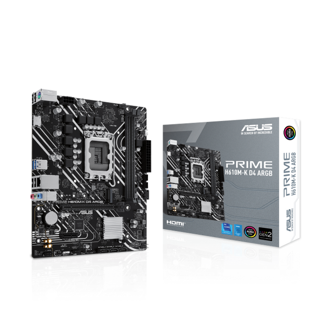 ASUS H610M-K PRIME D4 ARGB 1700 LGA
