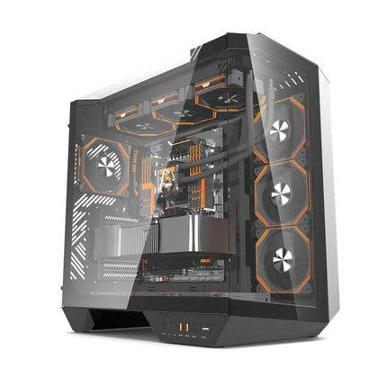 DarkFlash DY470 Case with 7 Fans (Black)