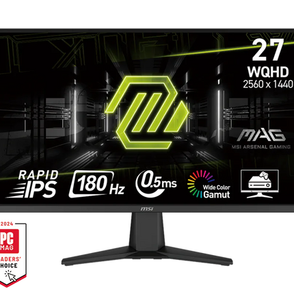 MSI MAG 275QF 2K 27" 180HZ Rapid IPS 0.5MS Gaming Monitor