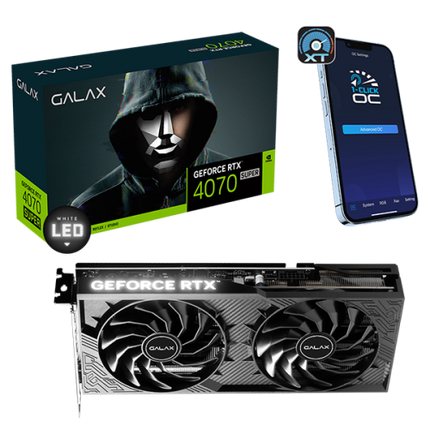 GALAX GeForce RTX 4070 SUPER 1-Click OC Black 12GB