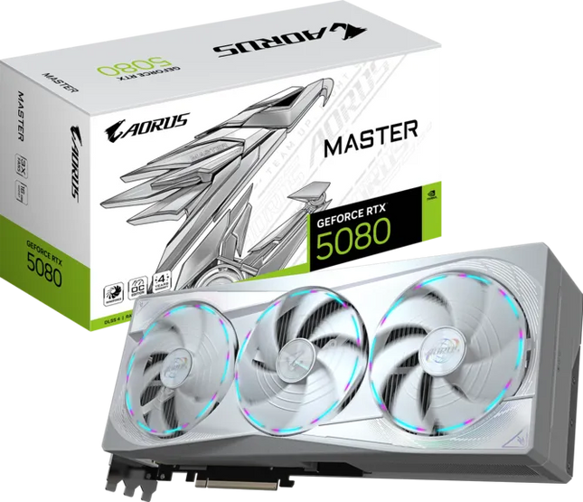 GIGABYTE RTX 5080 AORUS MASTER ICE 16GB