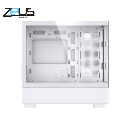 Zeus Z6 PRO mATX PC CASE 3 FAN ARGB (WHITE)