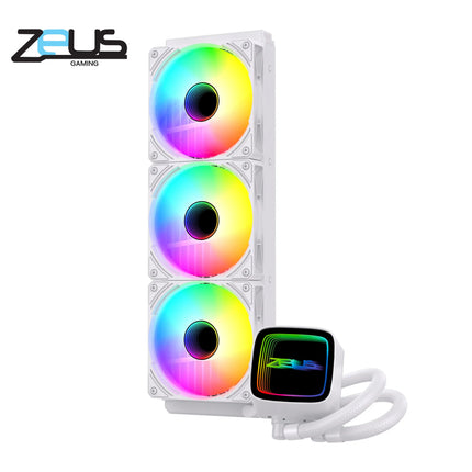 Zeus ZLC-360W Liquid Freeze 360 Cooler ARGB (White)