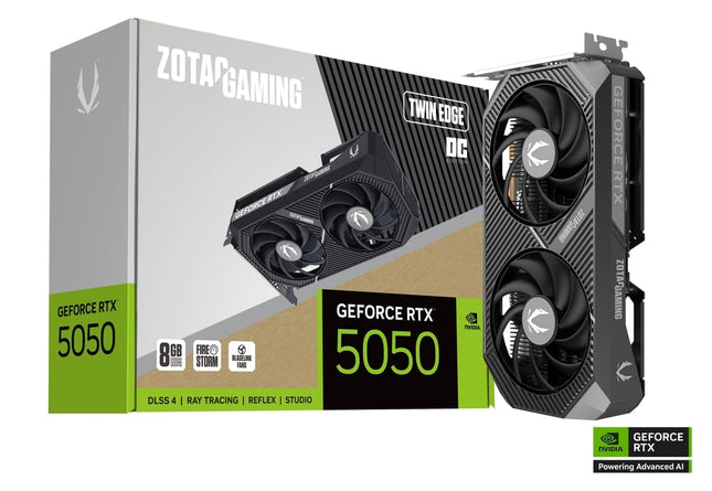 ZOTAC GAMING GeForce RTX 5050 Twin Edge OC 8GB