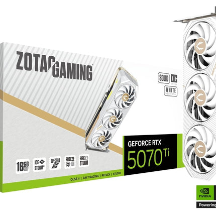 ZOTAC GAMING GeForce RTX 5070 Ti SOLID CORE OC 16GB - White Edition