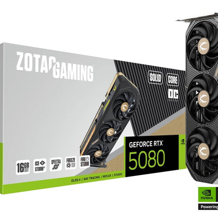 ZOTAC GAMING GeForce RTX 5080 SOLID CORE OC 16GB