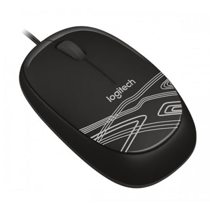 Logitech M105 Wired USB Mouse, Black