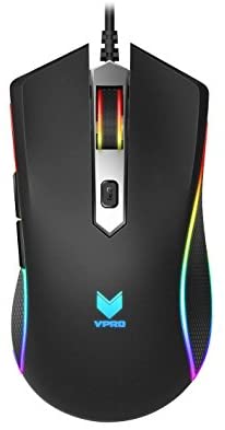 Rapoo V280 VPRO 7000 DPI RGB Wired Optical Gaming Mouse - Black