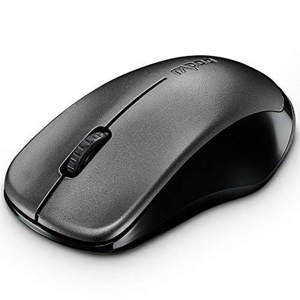 Rapoo X1960 Wireless Optical Mouse & Keyboard Spill Resistance Multimedia Hotkeys 1000DPI Black