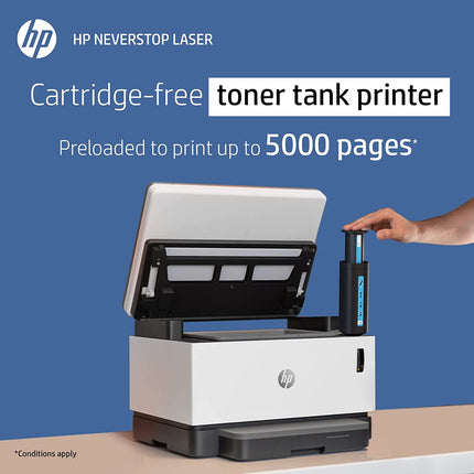HP Neverstop 1200w Print, Copy, Scan, WiFi Laser Printer