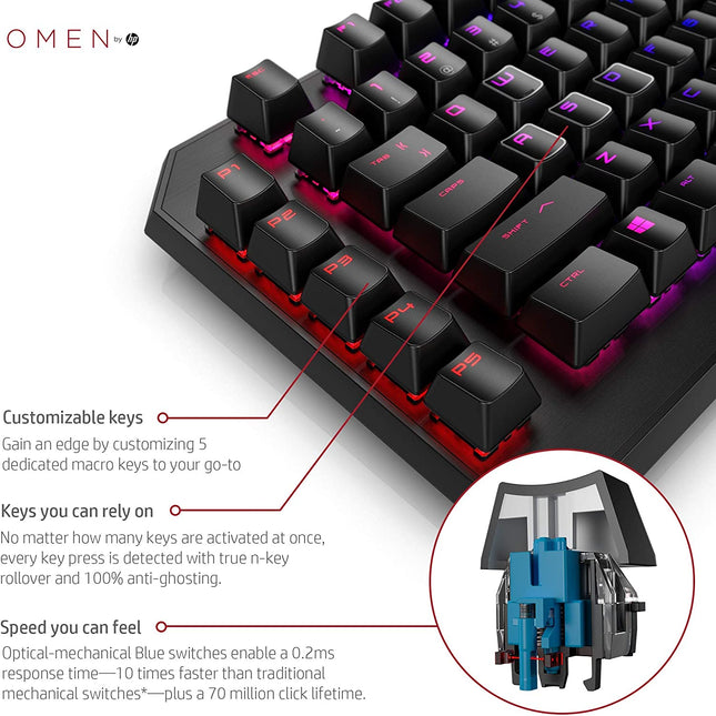 HP Omen sequencer Mechanical Gaming Keyboard