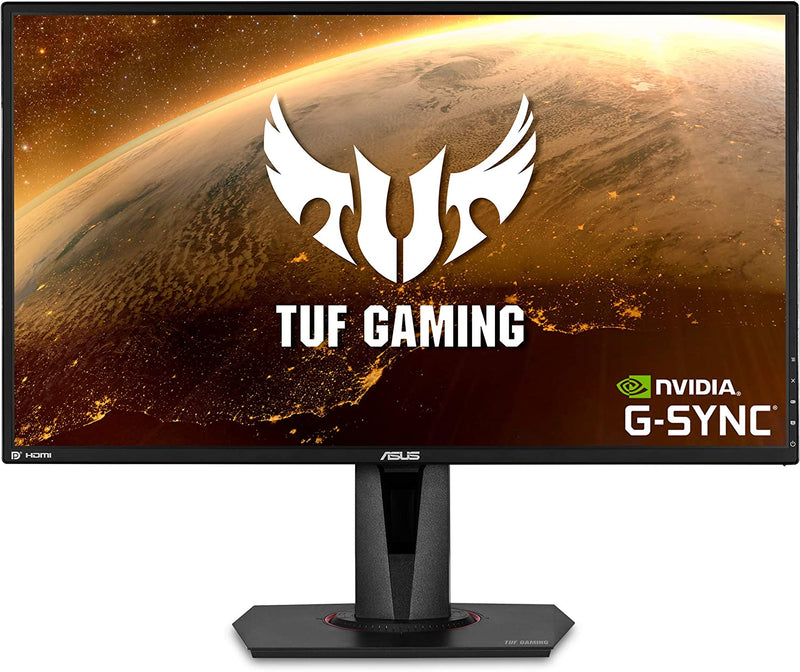 Asus TUF Gaming 27 Inch 2K Gaming Monitor HDR, 165Hz, 0.4ms, Speaker, G-SYNC Compatible, DisplayPort, HDMI VG27BQ