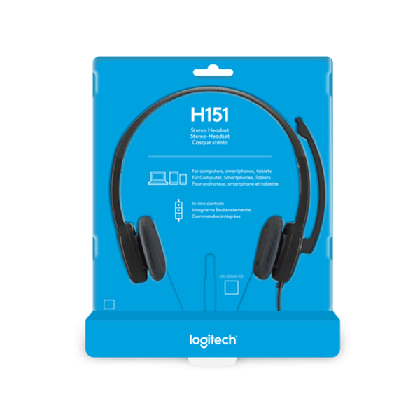 Logitech H151 Stereo Headset with Noise-Cancelling Mic