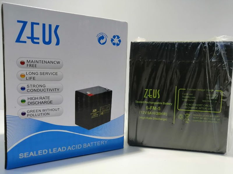ZEUS 12v -5Ah Battery